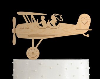 Airplane cake topper | Etsy