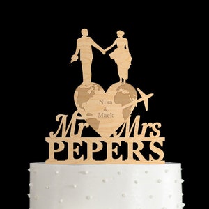 Cake topper travel,Travel cake topper,Travel wedding cake topper,travel wedding,travel theme wedding,wedding cake topper travel,topper,942