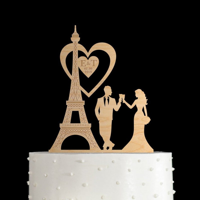 Paris Cake Topper Etsy
