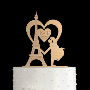 Eiffel tower wedding,Eiffel tower cake topper,Paris wedding cake topper,heart wedding cake topper,initials cake topper,cake topper date,112
