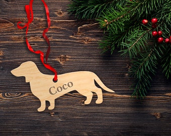 Dachshund,dachshund ornament,dachshund christmas ornament,christmas ornaments dachshund,Personalized Dog,Doxie,sausage dog,Wiener Dog,30.2