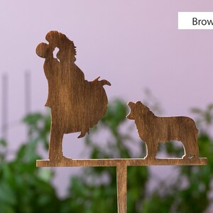 Pointer hunting dog,pointer dog,german shorthaired pointer,wedding cake topper with dog,dog cake topper,dog wedding cake topper,791 image 6