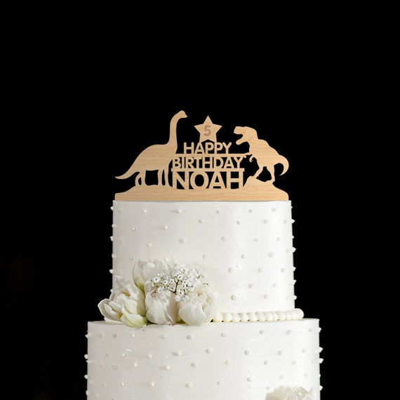 Clan fontein Specificiteit Dino Birthday Cake Topperfirst Birthday Cute Dinosaur Cake - Etsy