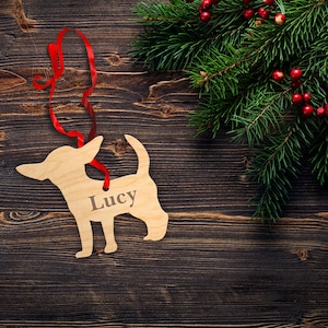 チワワ、チワワの装飾、チワワのクリスマスオーナメント、犬のクリスマスオーナメント、チワワのオーナメント、犬のオーナメント、チワワ犬、33.2