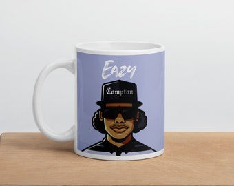 Eazy-E White glossy mug