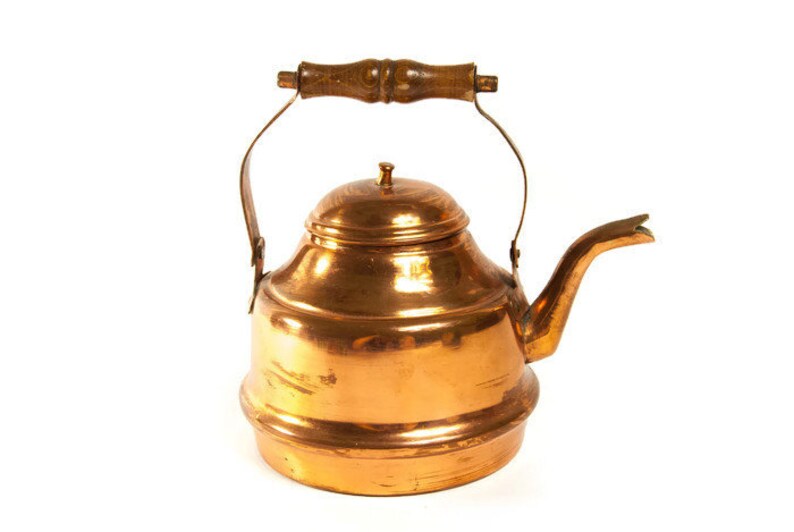 Copper Tea Kettle Copper Teapot Vintage Kettle Bohemian Kitchen Boho Home Decor Copper Tea Maker Rustic Teapot Afternoon Tea Time - teakettle roblox