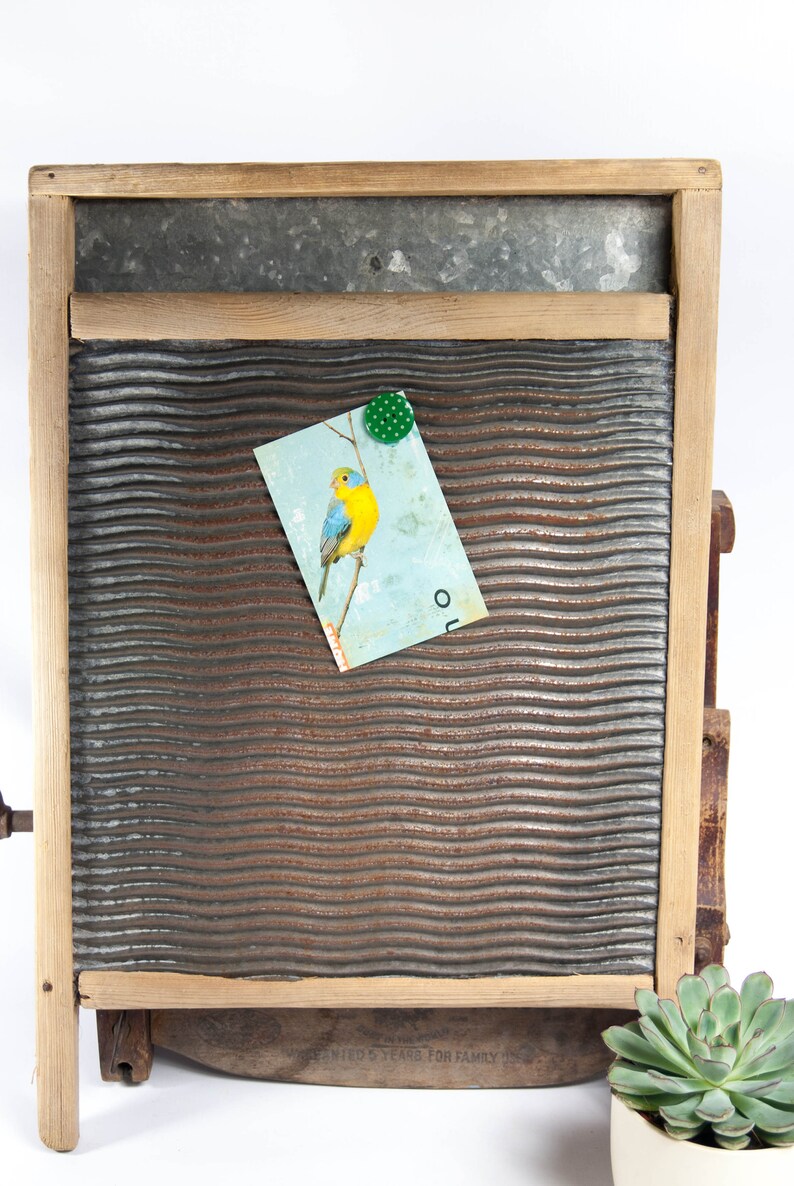 Decoración rústica de la lavandería tabla de lavado vintage | Etsy