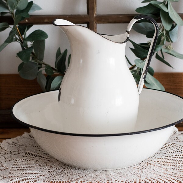 Pitcher and Basins Etsy