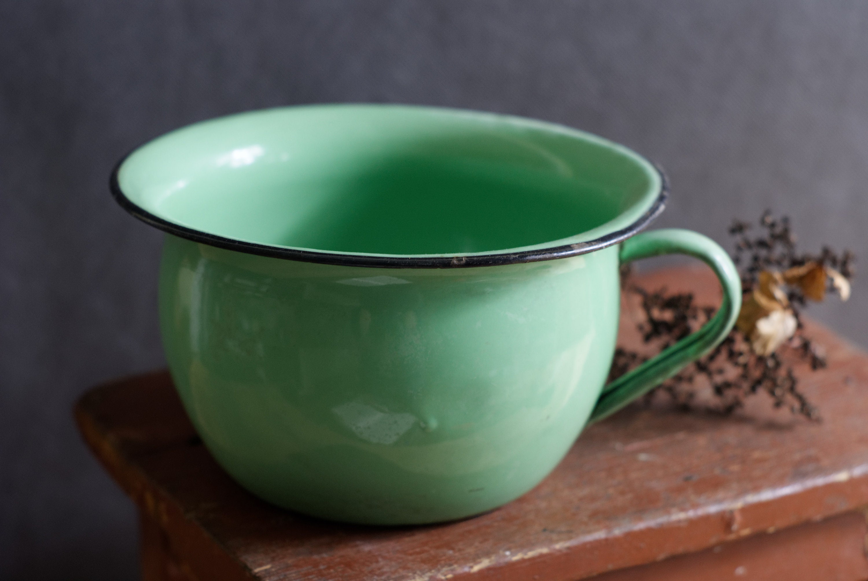 Chamber Pot for Kids Enamelware Planter Farmhouse Decor Etsy