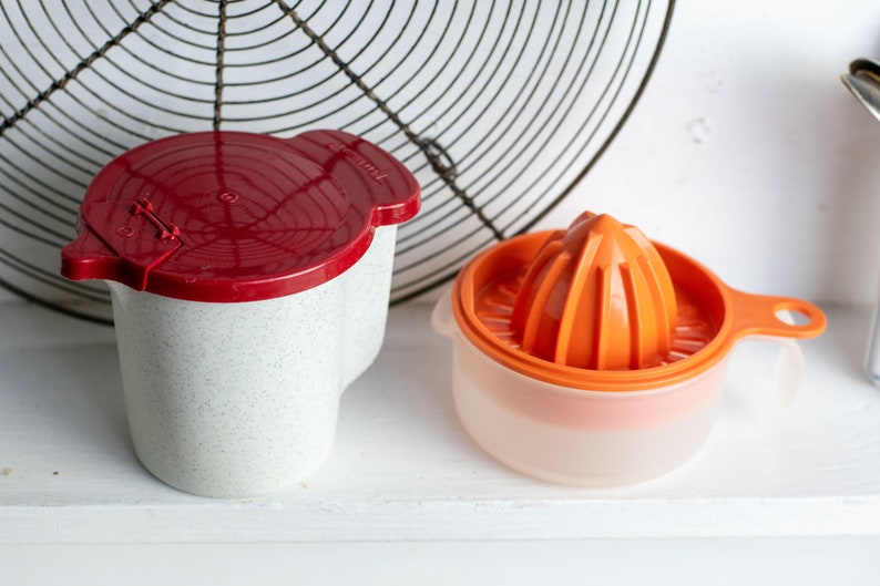 Vintage Tupperware Set of 2 Juicer and Jug for Juice Storage Etsy