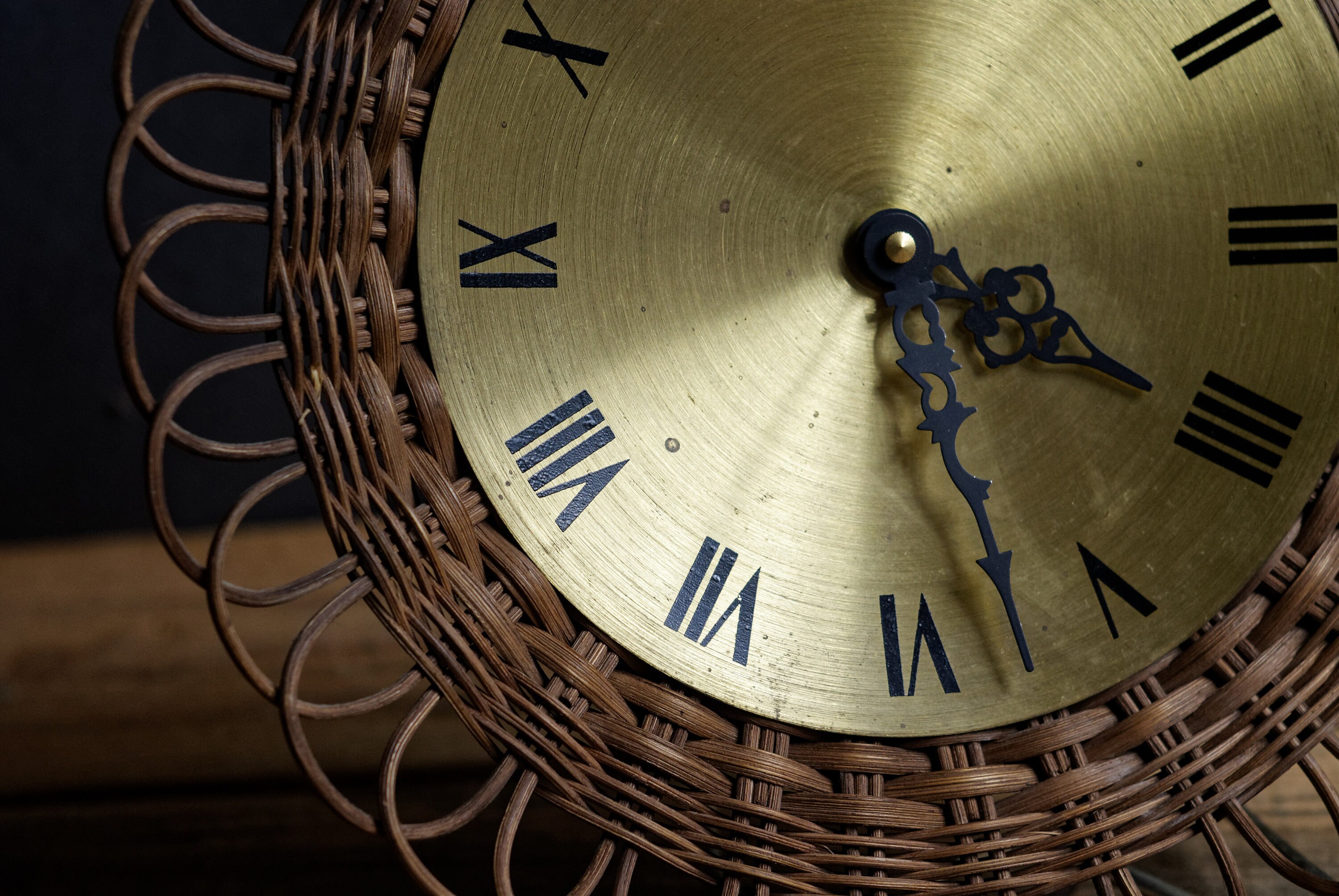 Rattan Boho Wall Clock Bohemian Home Decor Wicker Clock Etsy Singapore