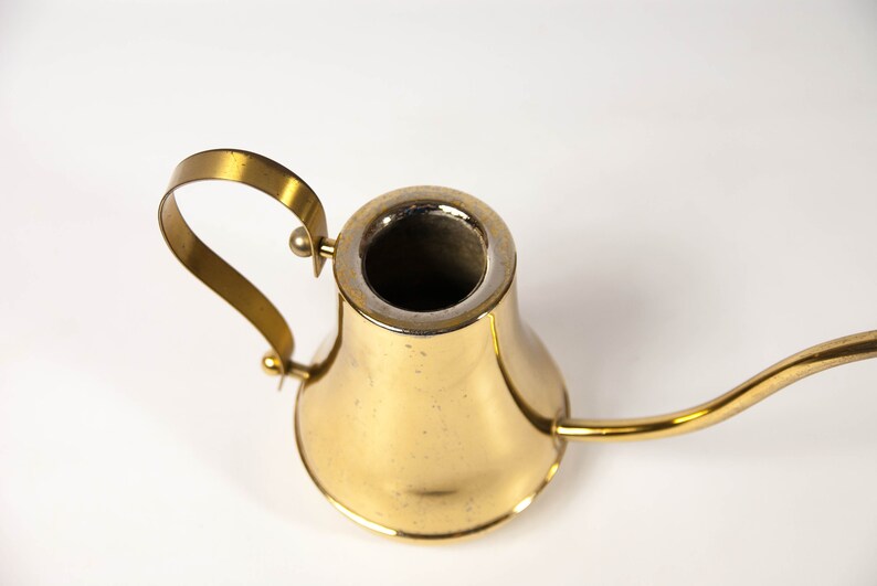 indoor use vintage Brass plated watering can