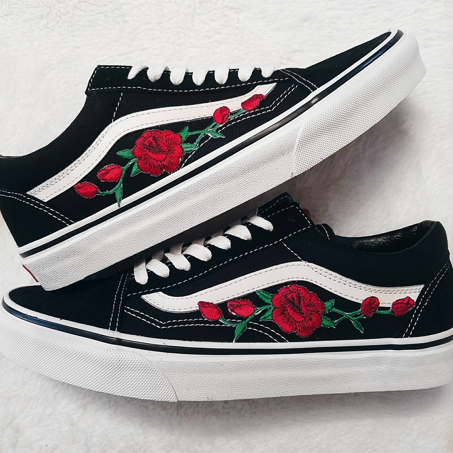 rose vans shoes