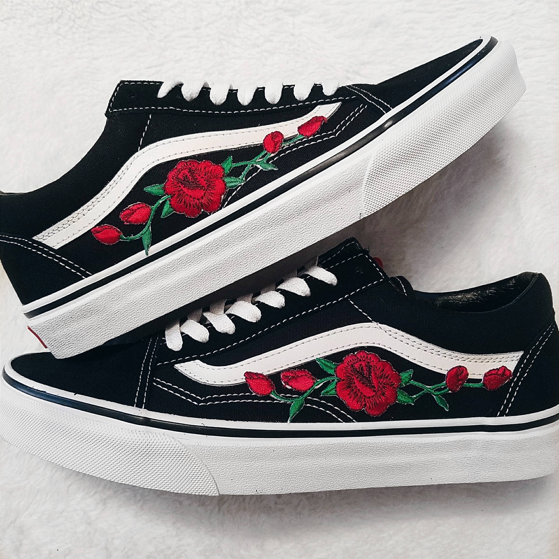 vans rosse e nere