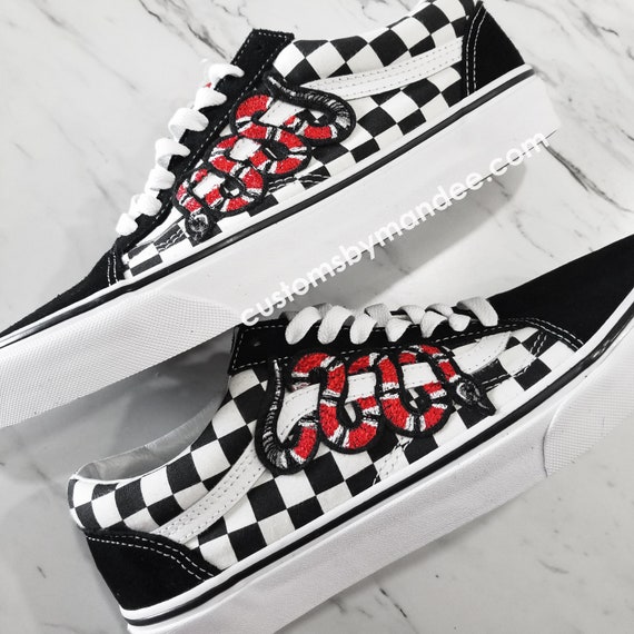 scarpe vans a scacchi