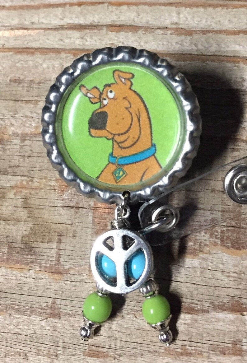 Cordino Porta Badge Con Personaggi Scooby Doo, Multicolore, In Poliestere