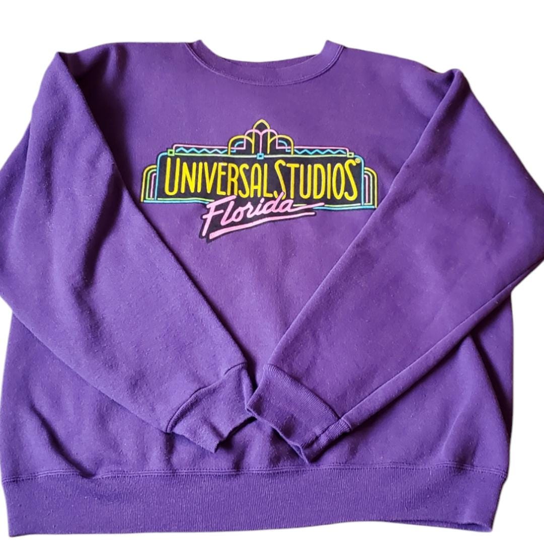 トップス 80's UNIVERSAL STUDIOS Florida SWEAT Vintage 1980s Universal Studios Florida Sweatshirt - Etsy