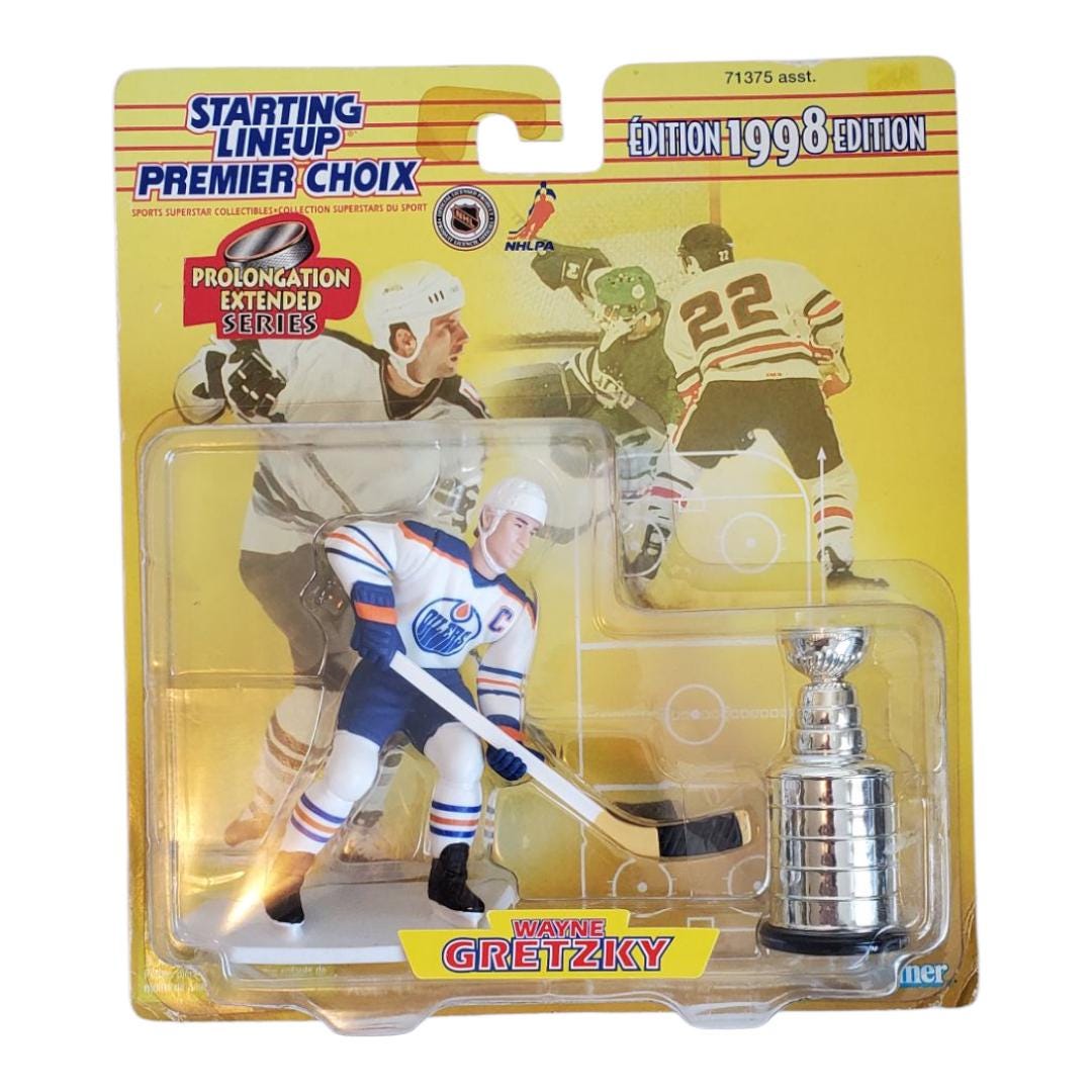 1998 Wayne Gretzky Starting Lineup Action Figure - NHL Extended Series - Original Packaging