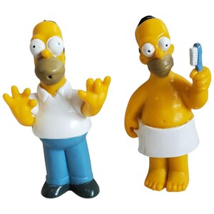 Vintage Homer Simpson-beeldjes uit de jaren 90 – minifiguren voor verzamelaars
