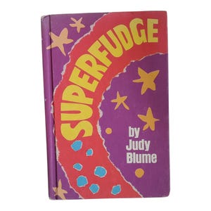 Vintage 1980 Judy Blume &quot;Superfudge&quot; Hardcover Book - Classic Children&#39;s Literature