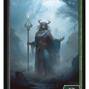 Spirit Warrior Token Series 2 of Givememana&#39;s Tokens  Magic the Gathering  Limited Edition