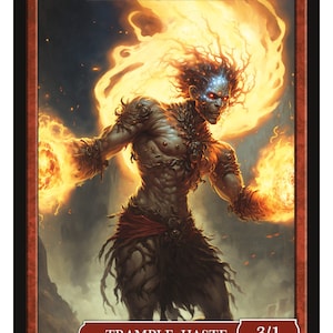 Elemental Token Series 2 of Givememana&#39;s Tokens  Magic the Gathering  Limited Edition