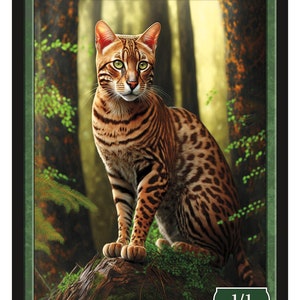 Cat Token Series 2 Magic the Gathering Givememana&#39;s Tokens Limited Edition
