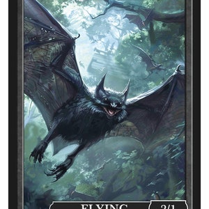 Żeton Nietoperza Żeton Seria 2 Żetonów Givememana Magic the Gathering Edycja Limitowana