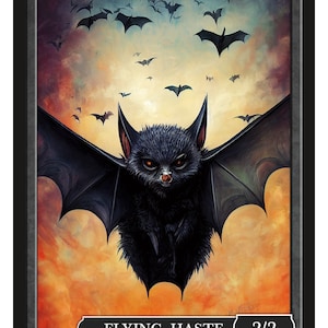Seria 2 żetonów Bat Tokens Givememana Magic the Gathering Limited Edition