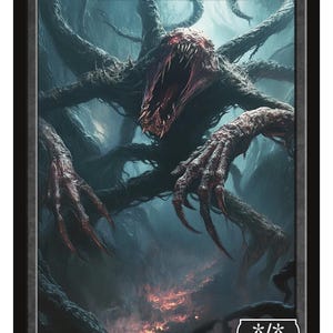 Nightmare Horror Token Series 2 of Givememana&#39;s Tokens  Magic the Gathering  Limited Edition