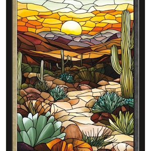 Scrubland Token STAINED GLASS SERIES 3  Magic the Gathering Givememana&#39;s Tokens Limited Edition
