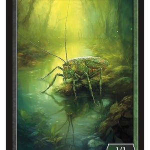 Insect 1/1  Token Series 2 of Givememana's Tokens  Magic the Gathering  Limited Edition