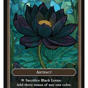 Black lotus - Etsy 日本