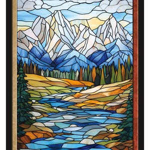 Plateau Token STAINED GLASS SERIES 3  Magic the Gathering Givememana&#39;s Tokens Limited Edition