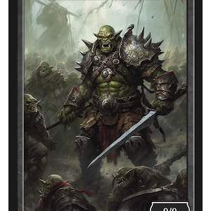 Orc Army Token Series 2 von Givememanas Tokens Magic the Gathering Limited Edition