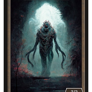 Eldrazi Horror 3/2 Token Series 2 of Givememana&#39;s Tokens  Magic the Gathering  Limited Edition