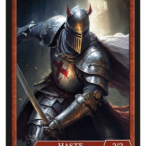 Rebel Token Token Series 2 of Givememana&#39;s Tokens  Magic the Gathering  Limited Edition