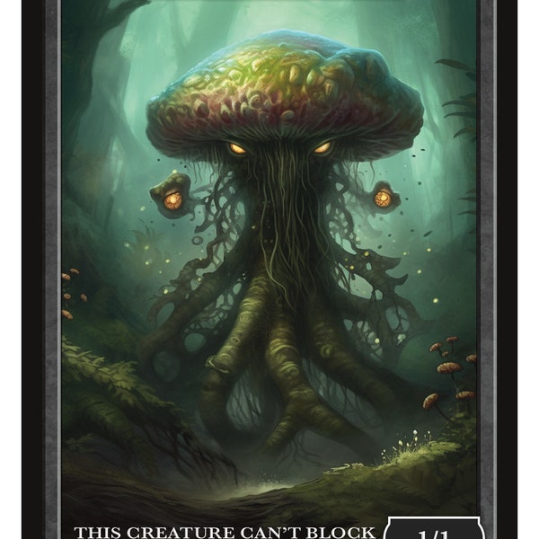 Fungus Token Series 2 of Givememana's Tokens  Magic the Gathering