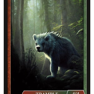 Beast Token Serie 2 de Tokens de Givememana Magic the Gathering Edición Limitada