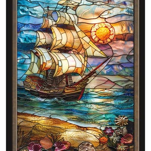 Treasure Token Stained Glass Series 3 Magic the Gathering Givememana's Tokens Limited Edition