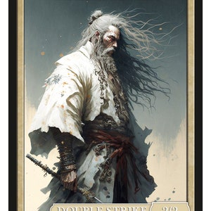Samurai Token Series 2 van Givememana's Tokens Magic the Gathering Limited Edition