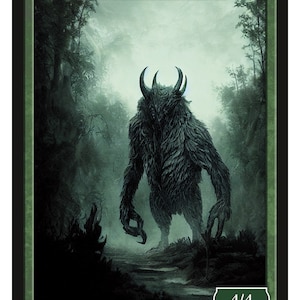 Beast 4/4 Token Serie 2 dei gettoni di Givememana Magic the Gathering Limited Edition