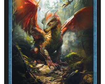Faerie Dragon Token Series 2 of Givememana&#39;s Tokens  Magic the Gathering  Limited Edition