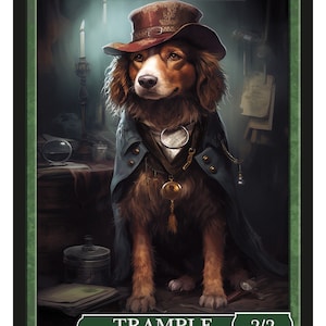 Hundedetektiv Serie 2 von Givememana's Tokens Magic the Gathering Limited Edition