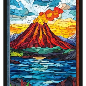 Ficha da Ilha Vulcânica SÉRIE DE VITRINE 3 Magic the Gathering Fichas Givememana Edição Limitada