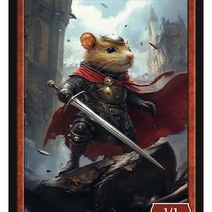 Serie de fichas de hámster 2 de las fichas de Givememana Magic the Gathering Edición limitada