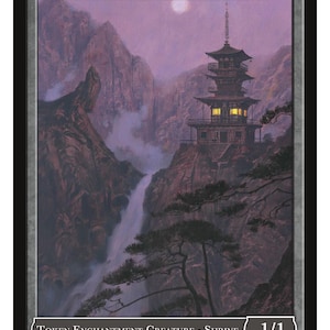 Segnalino Santuario, Illustrazione di Mark Harrison Magic the Gathering Givememana's Tokens Edizione Limitata