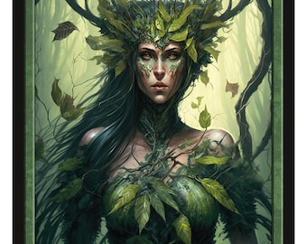 Forest Dryad Token Series 2 of Givememana's Tokens  Magic the Gathering  Limited Edition