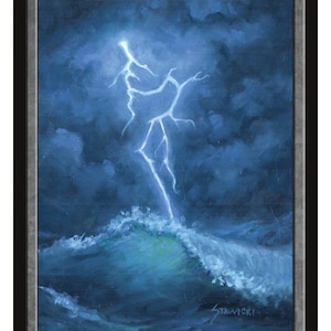 Jeton Storm Counter, illustration par Matt Stawicki Magic the Gathering Givememana's Tokens Limited Edition