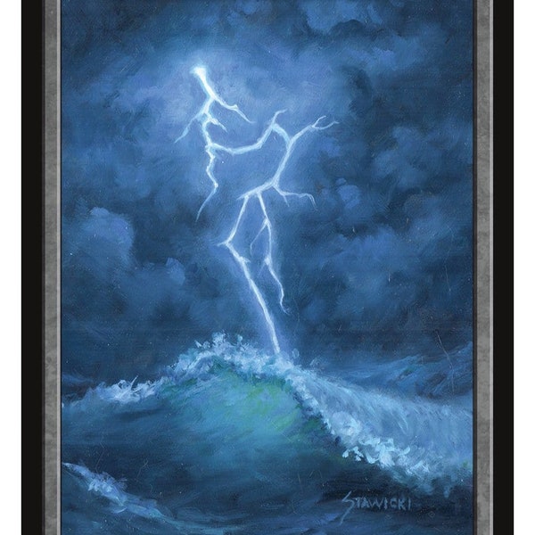 Storm Counter Token, Art by Matt Stawicki Magic the Gathering Givememana es Token Limited Edition